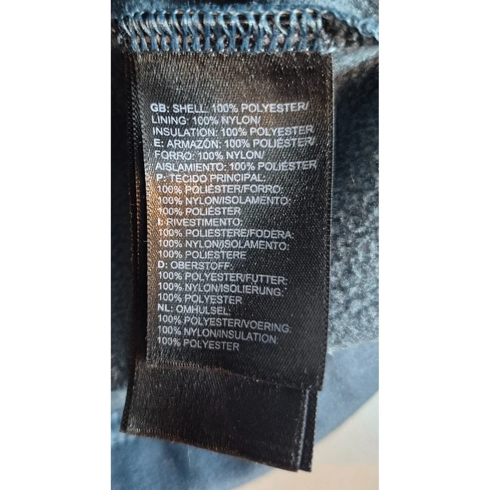 The North Face Mens Cinder Full-Zip Jacket L Large Black Blue